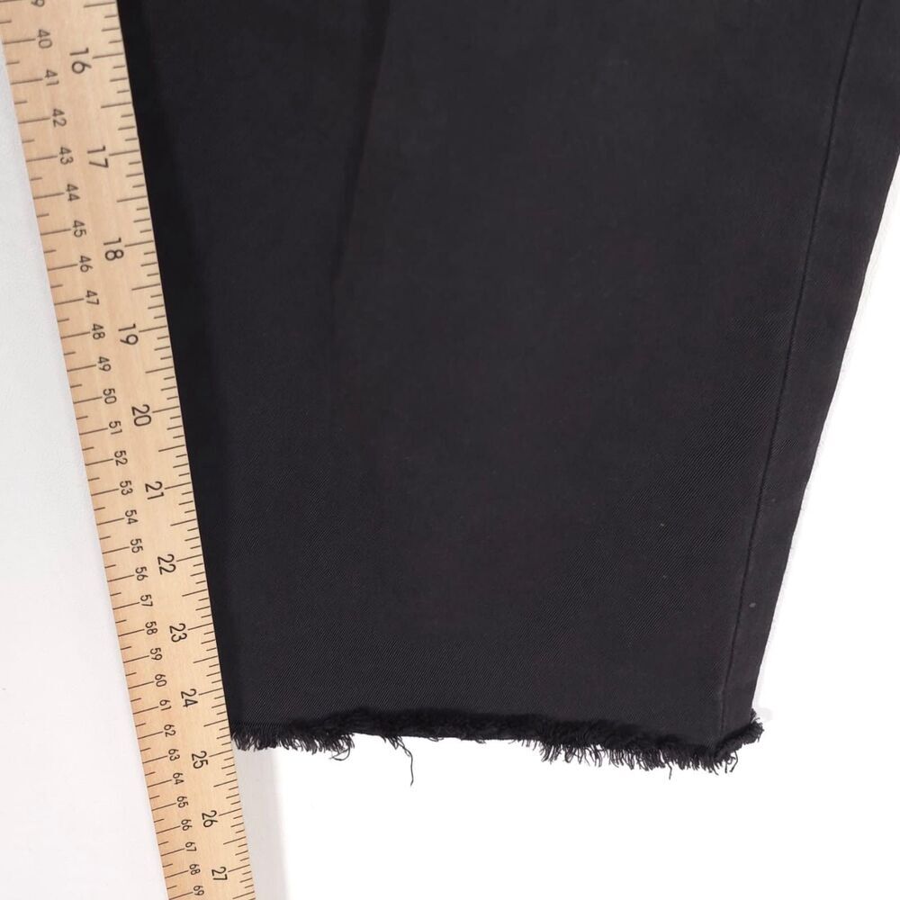 Rag & Bone Size 32 Buckley Chino Raw Hem Pants Faded‎ Black Gray Cotton Blend - Picture 7 of 12